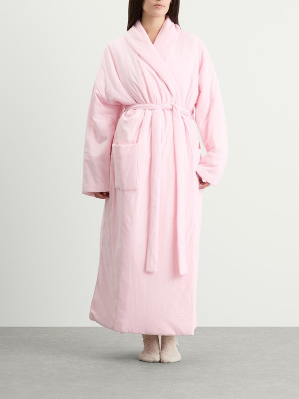 DUVET LONG ROSE SKIMS ROBE